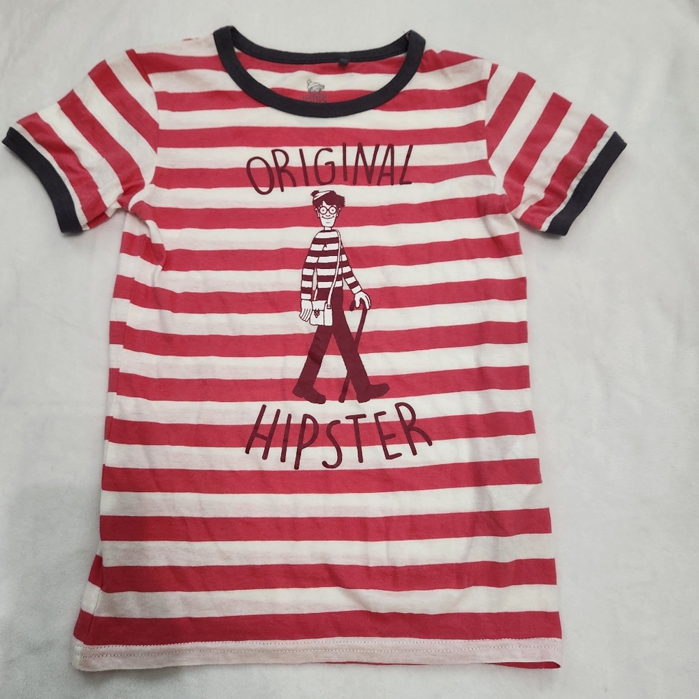 NWOT Cotton On Kids Size 8 Where's Waldo Original Hipster